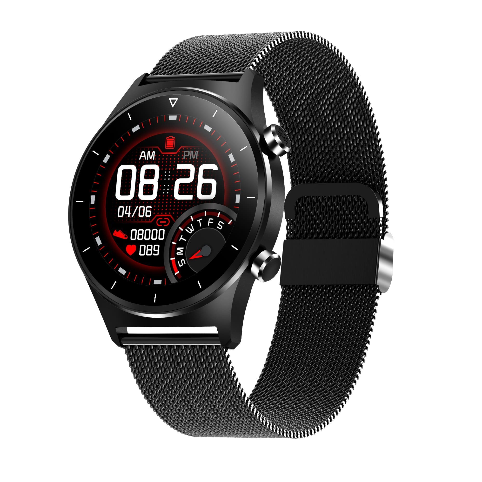 FITPRO Black Steel FitPro™ Smartwatch S4