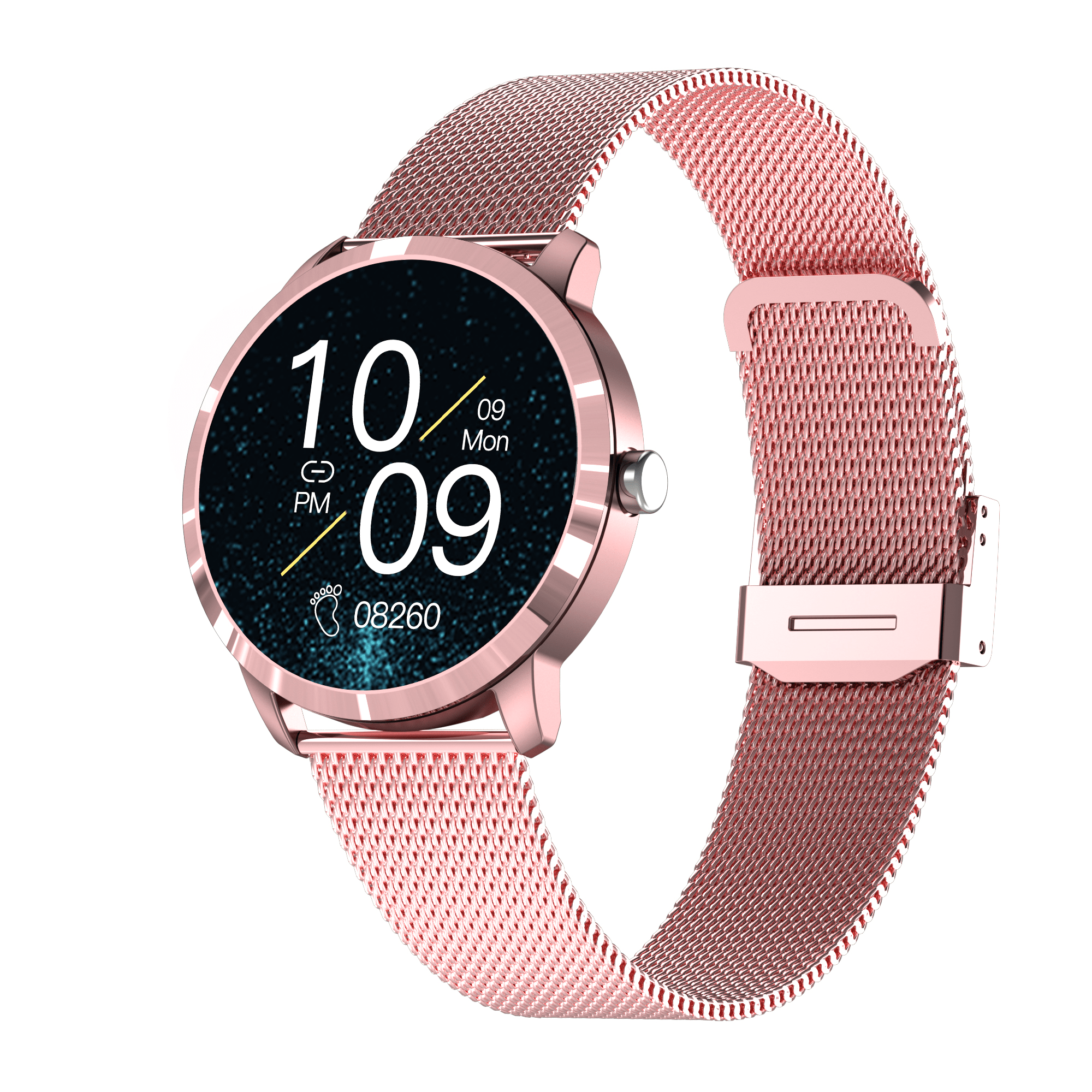 FITPRO Rose Steel FitTouch™ Smartwatch Plus