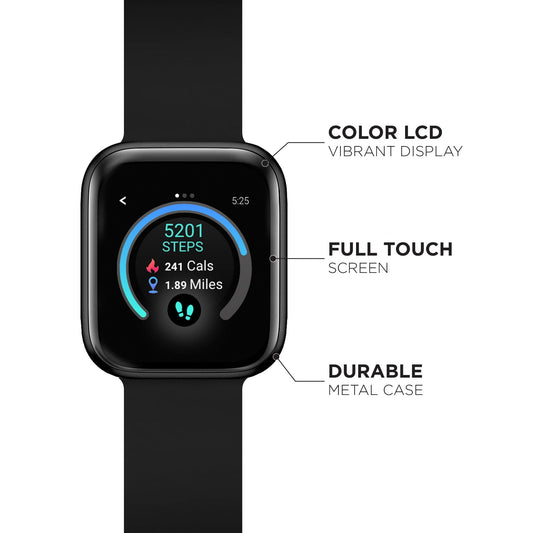 FITPRO Wearables Tech Watch FitPro Air 3 Smartwatch: Black Case with Black Strap (40mm)