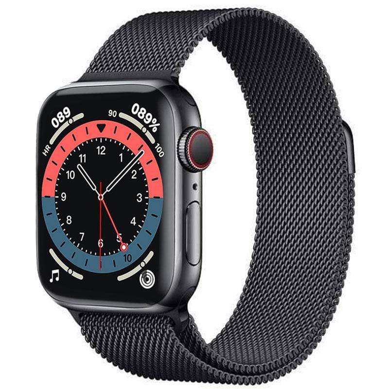 FITPRO Wearables Black Steel + 1 Extra Black Loop Band FitPro™ Smartwatch V3