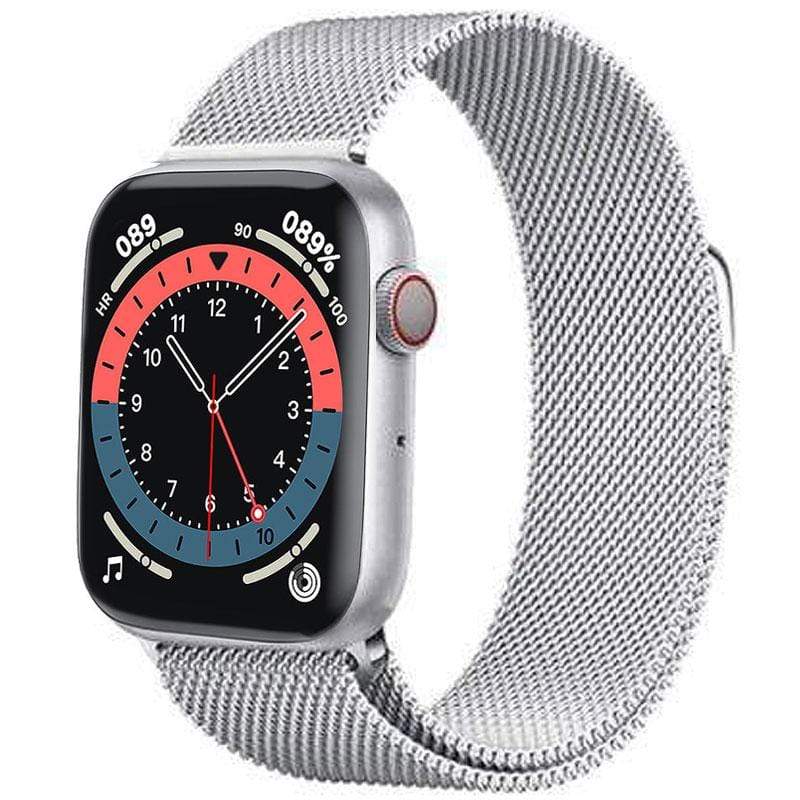 FITPRO Wearables Silver Steel + 1 Extra Grey Loop Band FitPro™ Smartwatch V3