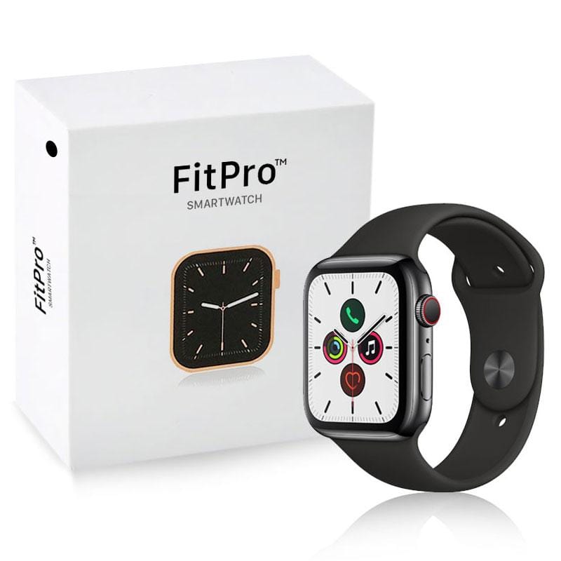 FITPRO Wearables Black Silicone FitPro™ Smartwatch+ with Loop Band