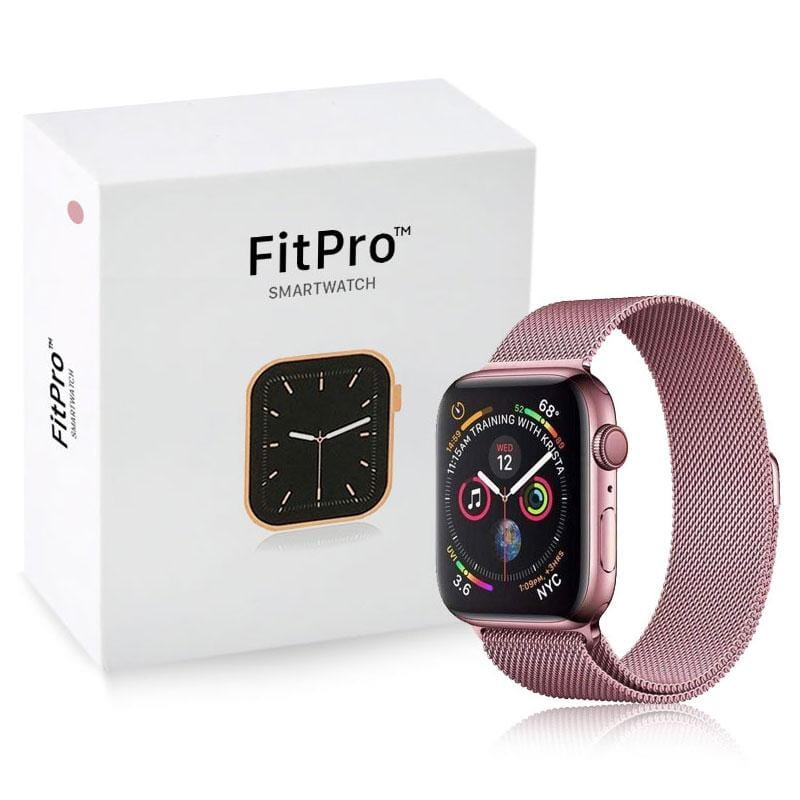 FITPRO Wearables Rose Gold Steel FitPro™ Smartwatch+ with Loop Band