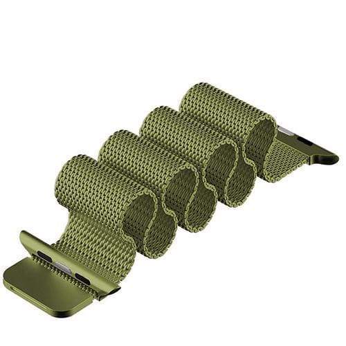 FITPOWR.COM Grass green / for 42 and 44mm Strap (Milanese Loop) For Smart Watch