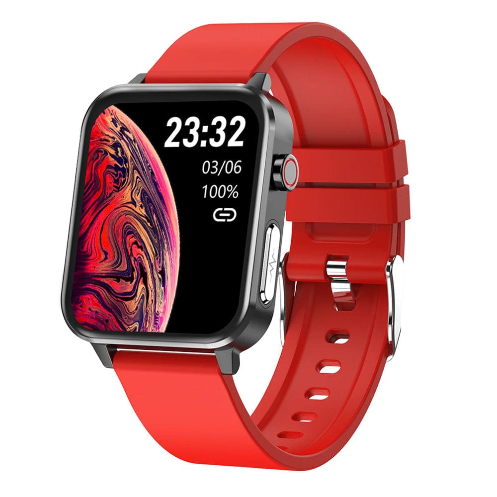 FITPROSMARTWATCH.COM Red Silicone FitPro™ V10 Smartwatch